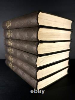 Guerre civile Esclavage Abolition Émancipation Œuvre de Channing Reliure fine 6 vol. 1846 Guerre civile Esclavage Abolition Émancipation Œuvre de Channing Reliure fine 6 vol. 1846