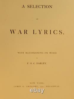 Guerre civile : Images de guerre par F. O. C. Darley, NY, Gregory, 1864 1ère éd. En pub. Cl
