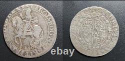 Guerre civile anglaise de 1643-4 : York royaliste demi-couronne Bull-564 S-2869