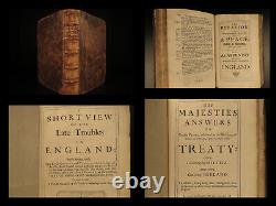 Guerre civile anglaise de 1681 1ère édition Dugdale Problèmes en Angleterre Guerres de Religion françaises