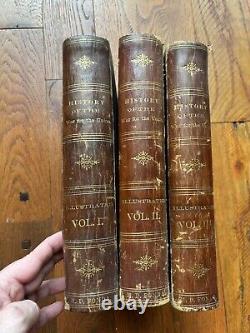 Guerre de l'Union de 1861 par Evert Duyckinck, ensemble de 3 volumes, 1ère édition