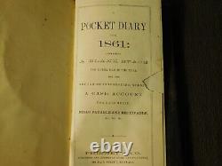 Guide de poche de l'ère de la guerre civile Vintage 1861 Phinney & Co
