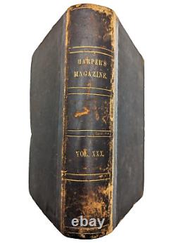 HARPER'S HEBDOMADAIRE 1864 1865 Illustrations Livre Rare GUERRE CIVILE