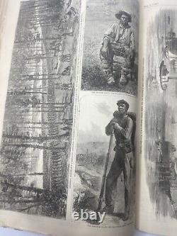 HARPER'S HEBDOMADAIRE 1864 - année complète reliée Illustrations Livre Rare GUERRE CIVILE