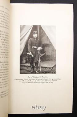 HISTOIRE ANTIQUE DE LA BATTERIE A DU 1er REGIMENT D'ARTILLERIE DE RHODE ISLAND DE LA GUERRE DE SÉCESSION DE 1904