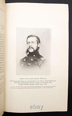 HISTOIRE ANTIQUE DE LA BATTERIE A DU 1er REGIMENT D'ARTILLERIE DE RHODE ISLAND DE LA GUERRE DE SÉCESSION DE 1904