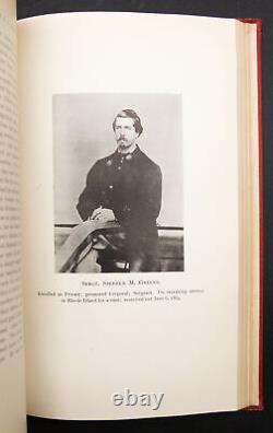 HISTOIRE ANTIQUE DE LA BATTERIE A DU 1er REGIMENT D'ARTILLERIE DE RHODE ISLAND DE LA GUERRE DE SÉCESSION DE 1904