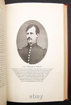 HISTOIRE ANTIQUE DE LA BATTERIE A DU 1er REGIMENT D'ARTILLERIE DE RHODE ISLAND DE LA GUERRE DE SÉCESSION DE 1904