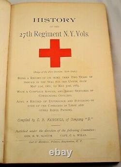 HISTOIRE DU 27ème RÉGIMENT DE VOLONTAIRES DE NEW YORK. 1888 Guerre Civile Militaire