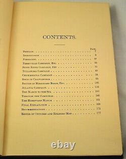 HISTOIRE DU 82ÈME RÉGIMENT D'INFANTERIE VOLONTAIRE DE L'INDIANA 1893 Guerre Civile