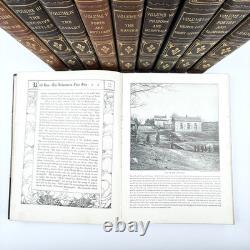 Histoire Photographique de la Guerre Civile en Cuir Deluxe 1912 en Dix Volumes Miller