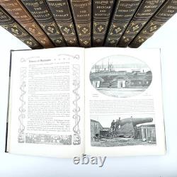 Histoire Photographique de la Guerre Civile en Cuir Deluxe 1912 en Dix Volumes Miller