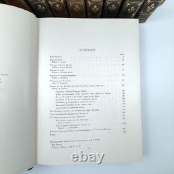 Histoire Photographique de la Guerre Civile en Cuir Deluxe 1912 en Dix Volumes Miller