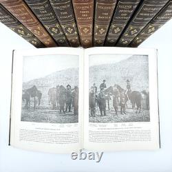 Histoire Photographique de la Guerre Civile en Cuir Deluxe 1912 en Dix Volumes Miller