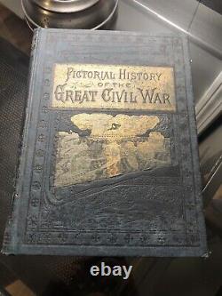 Histoire Picturale de La Grande Guerre Civile Livre par John Laird Wilson 1881 Première Édition