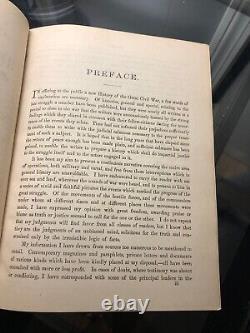 Histoire Picturale de La Grande Guerre Civile Livre par John Laird Wilson 1881 Première Édition