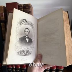 Histoire de la Grande Rébellion Complète en Un Volume Reliure Cuir Rembourrée Fine