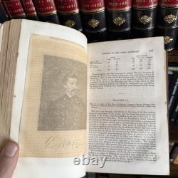 Histoire de la Grande Rébellion Complète en Un Volume Reliure Cuir Rembourrée Fine
