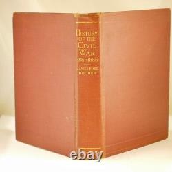 Histoire de la guerre civile 1861-1865 par James Ford Rhodes avec 16 cartes 1921