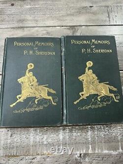 Histoire de la guerre civile antique de 1888 Les mémoires personnels de PH Sheridan 1ère édition