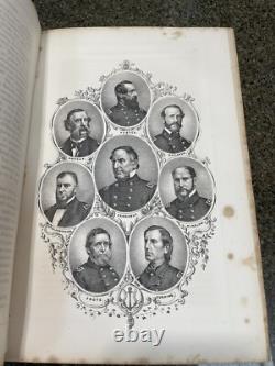 Histoire de la guerre civile aux États-Unis Schmucker Brocket 1865 Rare