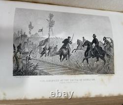 Histoire de la guerre civile aux États-Unis Schmucker Brocket 1865 Rare