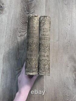 Histoire de la guerre civile de la grande rébellion Vol. 1 & 3 1863 Thomas P. Kettell