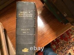 Histoire de la guerre civile des volontaires de Pennsylvanie, 1869, 5 volumes