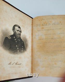 Histoire de la guerre civile en Amérique 1863-1867 par John SC Abbott, volumes 1 & 2