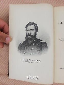 Histoire du 100e Régiment de Volontaires de l'État de New York George H Stowits 1870 Guerre Civile RARE