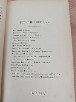Histoire du 100e Régiment de Volontaires de l'État de New York George H Stowits 1870 Guerre Civile RARE