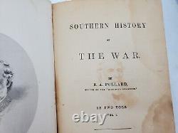 Histoire du Sud de 1866 de la guerre en deux volumes. E. A. Pollard Guerre Civile