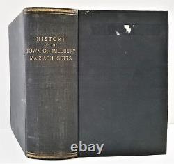 Histoire, généalogie et statistiques vitales de Millbury, MA, antiquités de 1915, guerre civile indienne et chemin de fer.