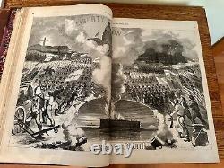 Histoire illustrée de la Guerre Civile de la Grande Rébellion, Volumes 1 et 2. CARTES illustrées.