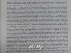 Histoire médicale et chirurgicale de la guerre civile, ensemble complet de 15 volumes et index