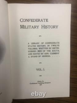Histoire militaire confédérée Ensemble complet de 12 vol. (en 16 vol.) Weider Histoire