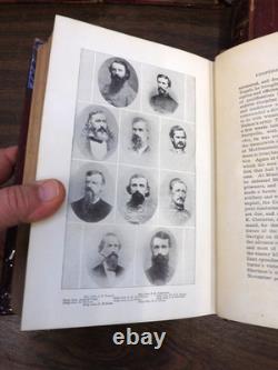 Histoire militaire confédérée de 1899, ensemble de 12 volumes avec cartes, photos et illustrations, guerre de Sécession