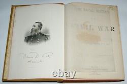Histoire navale de la guerre civile 1ère éd. 1886 Amiral David Porter Confédéré Union