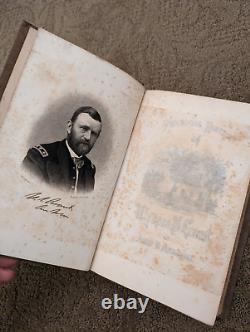 Histoire personnelle d'Ulysses S. Grant 1868 Première édition, Rare Solide de la Guerre Civile