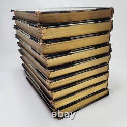 Histoire photographique de la guerre civile de 1911 par F. T. Miller, lot de 9 volumes