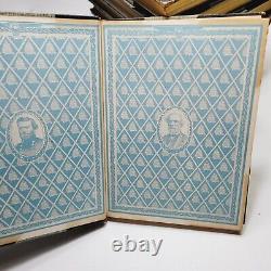 Histoire photographique de la guerre civile de 1911 par F. T. Miller, lot de 9 volumes