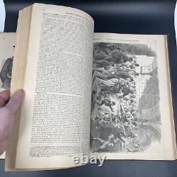 Histoire picturale de la grande rébellion de Harper de 1866 avec carte ! GRAND RARE