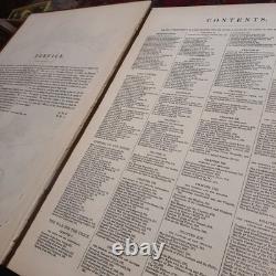 Histoire picturale de la guerre civile de Harpers, volumes 1 et 2, antique vintage de 1868
