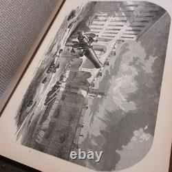 Histoire picturale de la guerre civile de Harpers, volumes 1 et 2, antique vintage de 1868