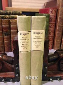 Hudibras de Butler en 1819: Satire sur la guerre civile anglaise. 12 planches en couleur à l'aquatinte. 2 volumes.