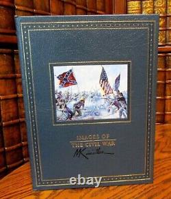 Images de la guerre civile, Kunstler, signé, numéroté, Easton Press McPherson