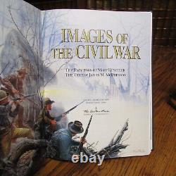 Images de la guerre civile, Kunstler, signé, numéroté, Easton Press McPherson