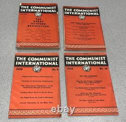Internationale communiste Lot (4) Révolution d'Octobre Guerre civile espagnole 1937 1939