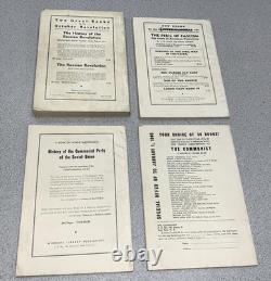 Internationale communiste Lot (4) Révolution d'Octobre Guerre civile espagnole 1937 1939