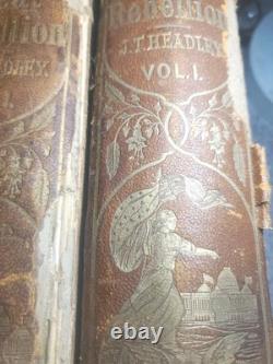 J T Headley, La Grande Rébellion, Histoire de la Guerre Civile 3 Vols Voir les Images